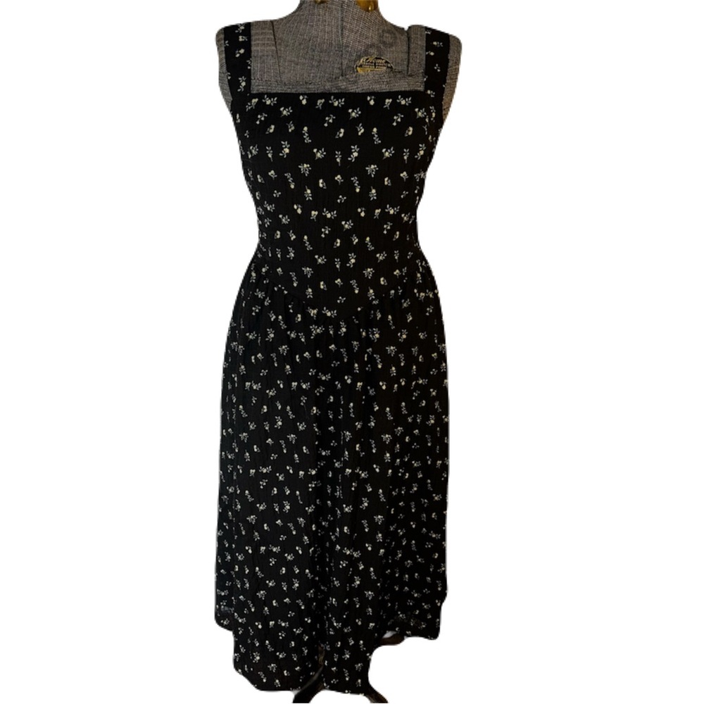 Chelsea28 Black Floral Sundress - Size 1X (Nordstrom 2024)